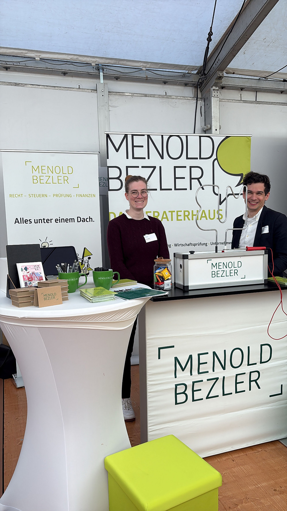 Gestern waren wir auf der CareerFair an der Uni Mannheim Gestern waren wir auf der CareerFair an der Uni Mannheim